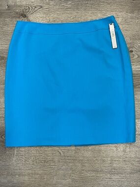 Bright Turquoise Pencil Skirt - Sleek Office Staple